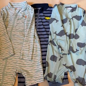 Kids Swimwear Set - Blue and Green